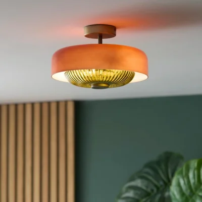 Dunelm Floyd Retro Flush Ceiling Light