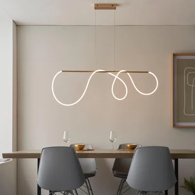 Dunelm Vogue Aletta Modern Adjustable LED Pendant Light