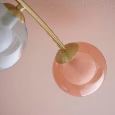 Dunelm Return - Eliza 4 Light Semi Flush Ceiling Light