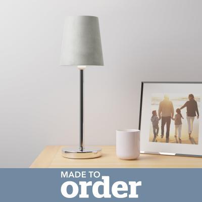 Dunelm Made to Order 12cm Candle Shade Renzo Silver