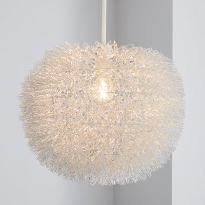 Dunelm Urchin Ball Silver Easy Fit Pendant Silver