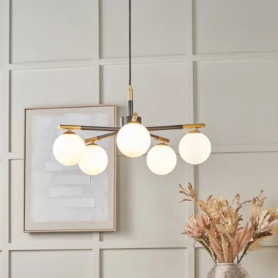 Dunelm Pacific Lifestyle Wanda 5 Light Adjustable Ceiling Light