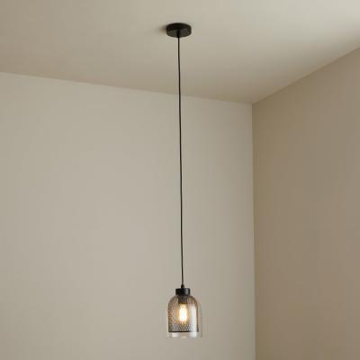Dunelm Akala 1 Light Pendant Ceiling Fitting Black