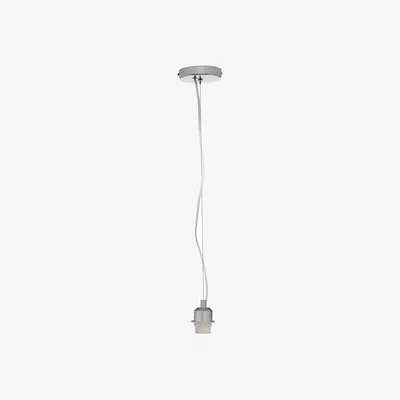 Dunelm Brushed Chrome Ceiling Light Chrome