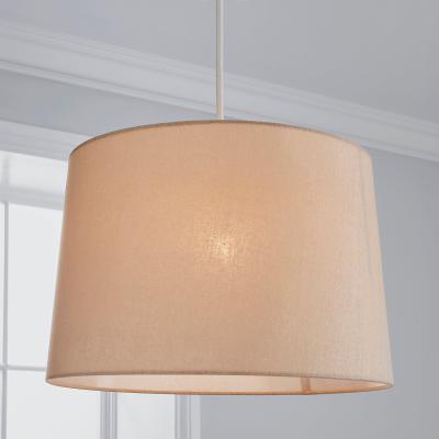 Dunelm Sara 40cm Tapered Natural Shade Natural
