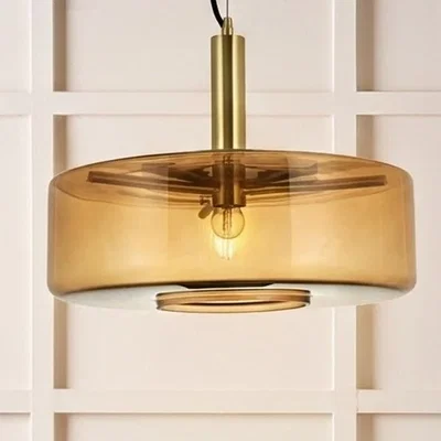 Dunelm Pacific Lifestyle Lumi Large Glass Pendant Fitting