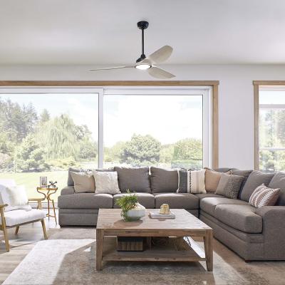 Dunelm Kichler Imari Ceiling Fan with Light & Remote, 165cm Black