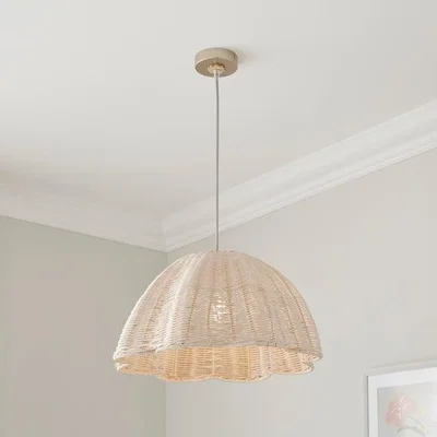 Dunelm Amaria Scallop Adjustable Pendant Light