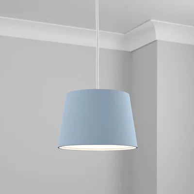 Dunelm Ava Tapered Shade 27cm Blue