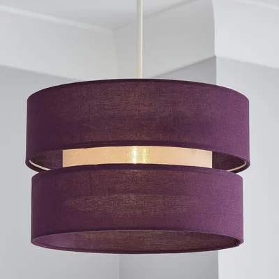 Dunelm Frea Lamp Shade 30cm Plum Purple