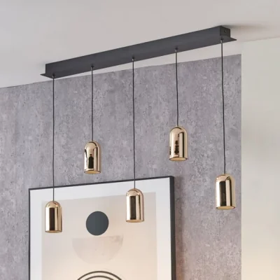 Dunelm Pacific Lifestyle Xena 5 Light Adjustable LED Diner Ceiling Light