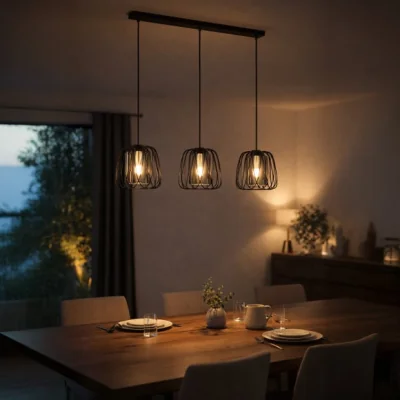 Dunelm EGLO Floresta 3 Light Adjustable Diner Ceiling Light