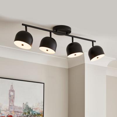Dunelm Keko 4 Light Adjustable Spotlight Black