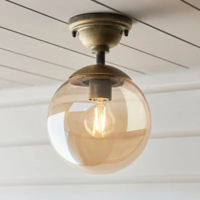 Dunelm Churchgate Staten Industrial Flush Ceiling Light