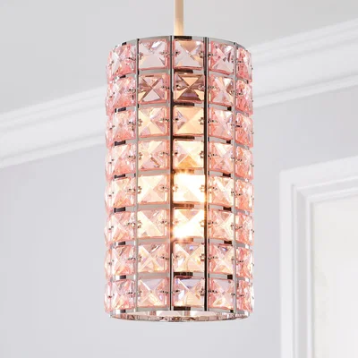 Dunelm Kiara Easy Fit Pendant Pink
