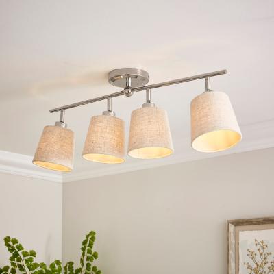 Dunelm Preston 4 Light Adjustable Spotlight Bar Natural