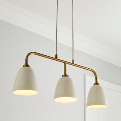 Dunelm Churchgate Harby 3 Light Ceiling Fitting White