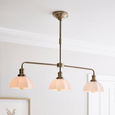 Dunelm Hartfield 3 Light Diner Ceiling Fitting White