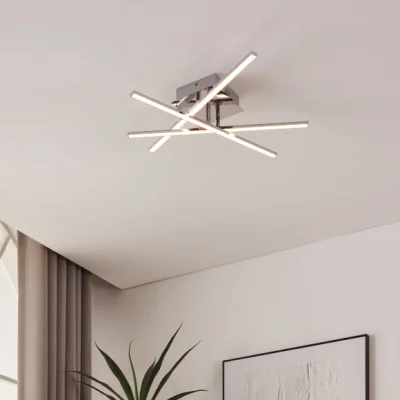 Dunelm EGLO Lasana Modern 3 Light LED Ceiling Light