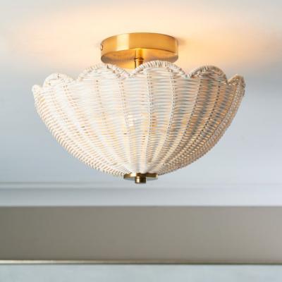 Dunelm Amaria Uplighter Flush Ceiling Light