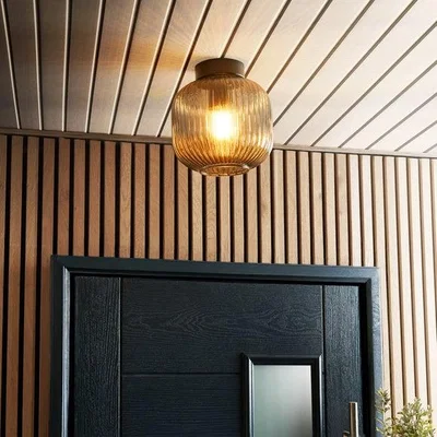 Dunelm Riley Flush Ceiling Light