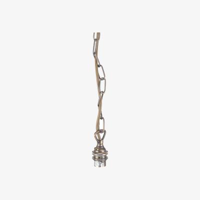 Dunelm Metal Chain Ceiling Light Antique Brass