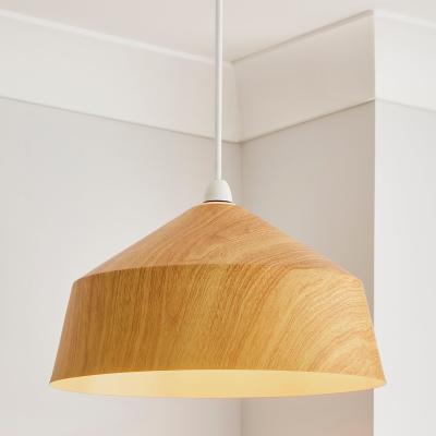 Dunelm Elements Sunds Easyfit Pendant Shade 40cm Light Wood