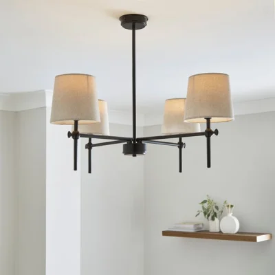 Dunelm Charleston 4 Light Diner Ceiling Light