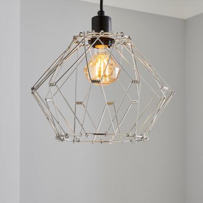 Dunelm Frances Easy Fit Pendant Shade Silver