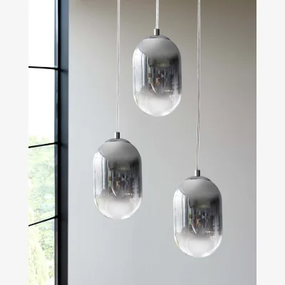 Danetti Monroe Chrome Cluster Pendant