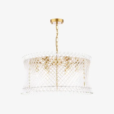 Furniture Village Lorian Glass 6 Light Ceiling Pendant