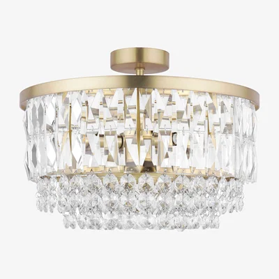 Furniture Village Laura Ashley Rhosill 3 Light Semi Flush Ceiling Light