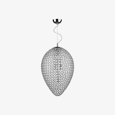 Furniture Village Frost 5 Light Crystal Pendant - Clear