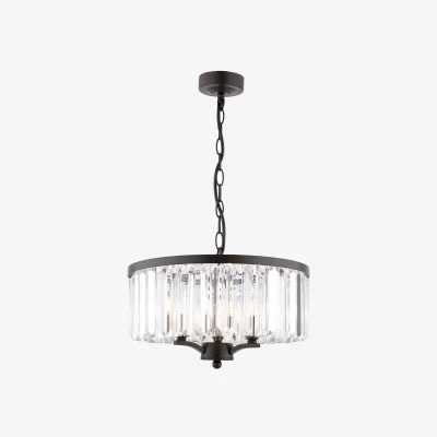 Furniture Village Laura Ashley - Elkwood 3 Light Pendant Candelabra