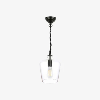 Furniture Village Laura Ashley Ockley 1 Light Pendant - Black