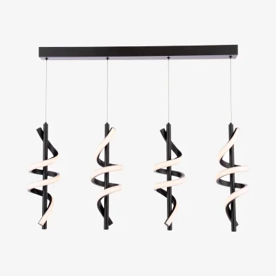Furniture Village Elyra 4 Drop LED Pendant Light