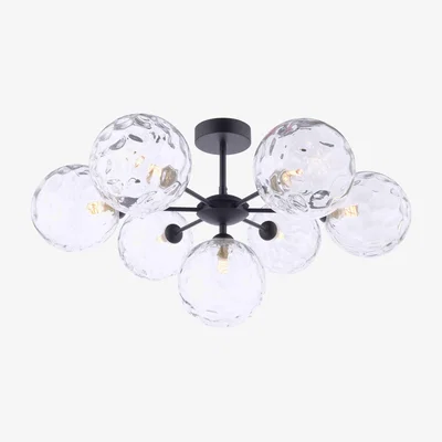 Furniture Village Cohen 7 Light Semi Flush Pendant