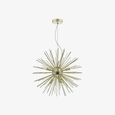 Furniture Village Zena 6 Light Starburst Ceiling Light - Gold
