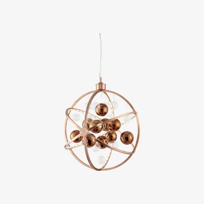 Furniture Village Lumi Copper Medium Pendant Light - Copper