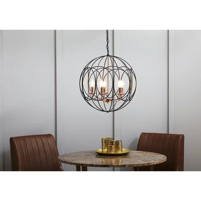 Furniture Village Maddox 5 Light Pendant Ceiling Light - Black