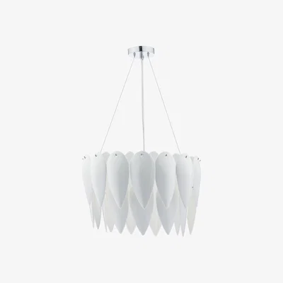 Furniture Village Trista 3 Light Pendant Ceiling Light - White