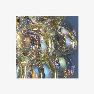 Furniture123 Iridiscent Glass Bauble Pendant Light - Infinity