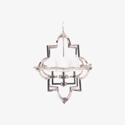 Furniture123 4 Light Nickel Pendant Chandelier - Pacific