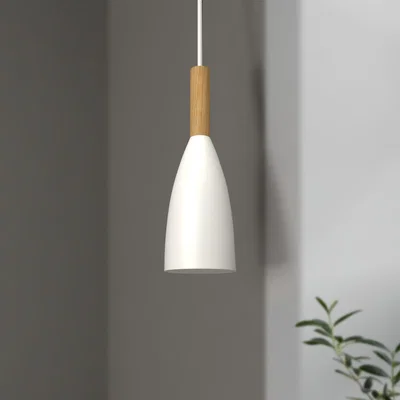 Furniture123 Matte White Cloche Pendant Light - Destin