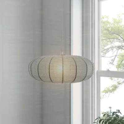 Furniture123 Silver Bead Pendant Light - Rochelle
