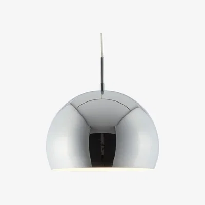 Furniture123 Chrome Dome Pendant Light - Searchlight