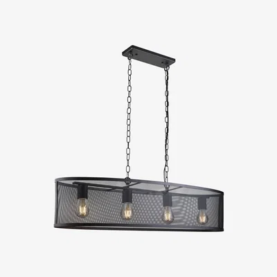 Furniture123 Black Mesh Pendant Light - Searchlight