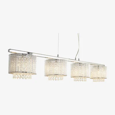 Furniture123 Large Crystal Bar Ceiling Light - Searchlight