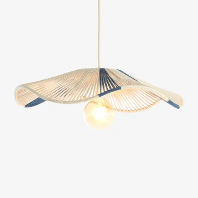 French Bedroom Rêve Gauche French Blue Pendant Light (Large)