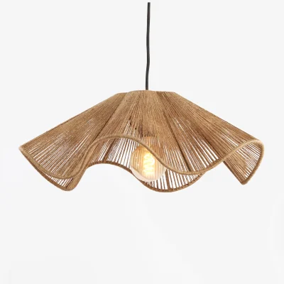 French Bedroom Rêve Gauche Natural Pendant Light (Large)
